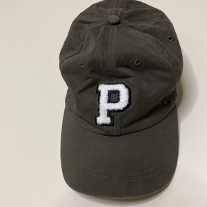 Victoria's Secret PINK Olive Green "P" Logo Baseball Cap Hat One Size